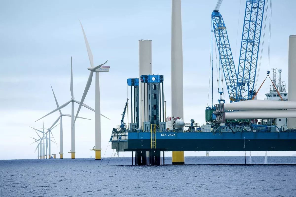 Le parc éolien offshore de Anholt couvre les besoins en électricité de  400.000 foyers danois © Ørsted