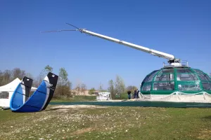 Le KiteGen, prototype de centrale à voile géante en altitude