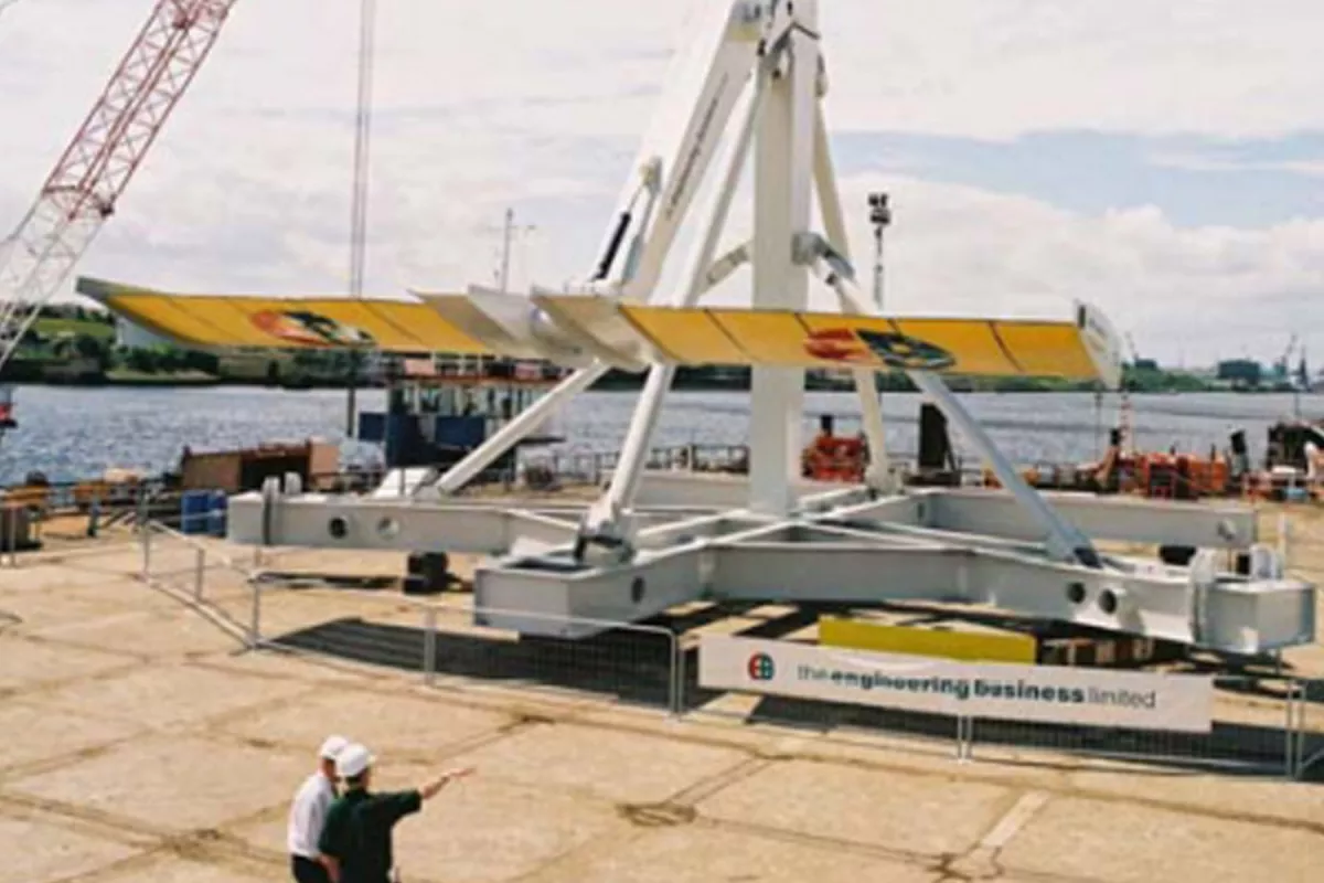 Prototype d'hydroptère baptisé Stingray © EB