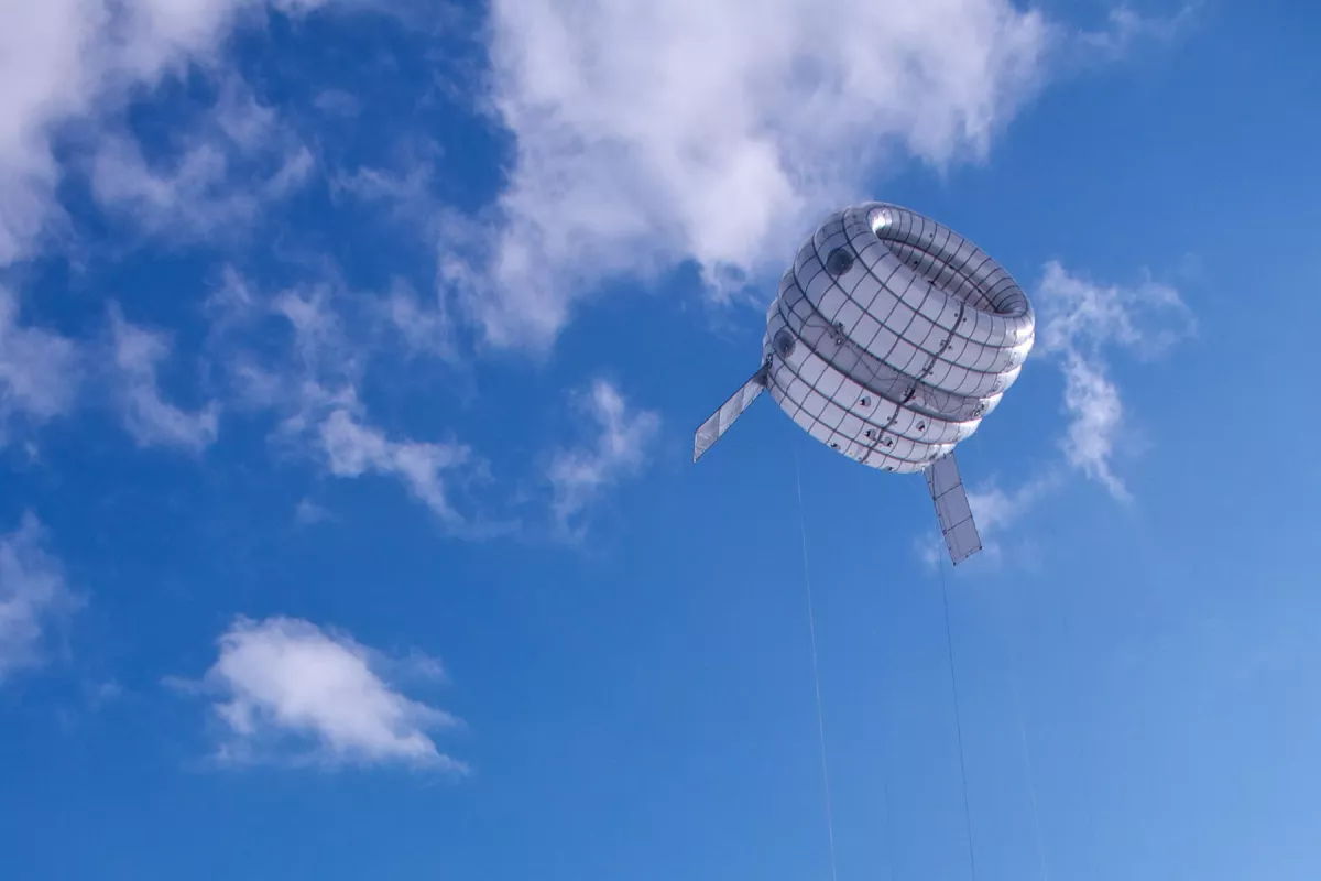 Éolienne volante & ballon zeppelin