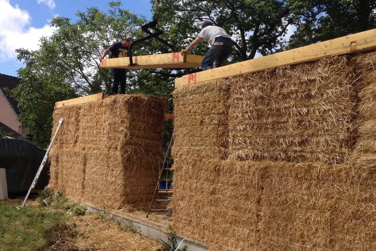 La construction de maison en paille